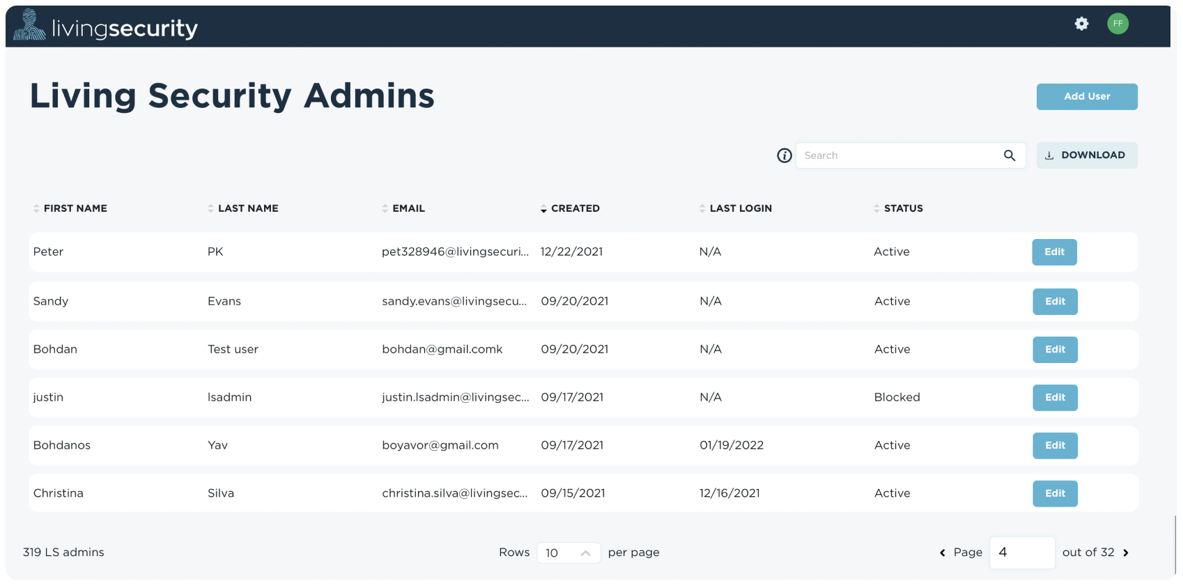 LS Admin Panel