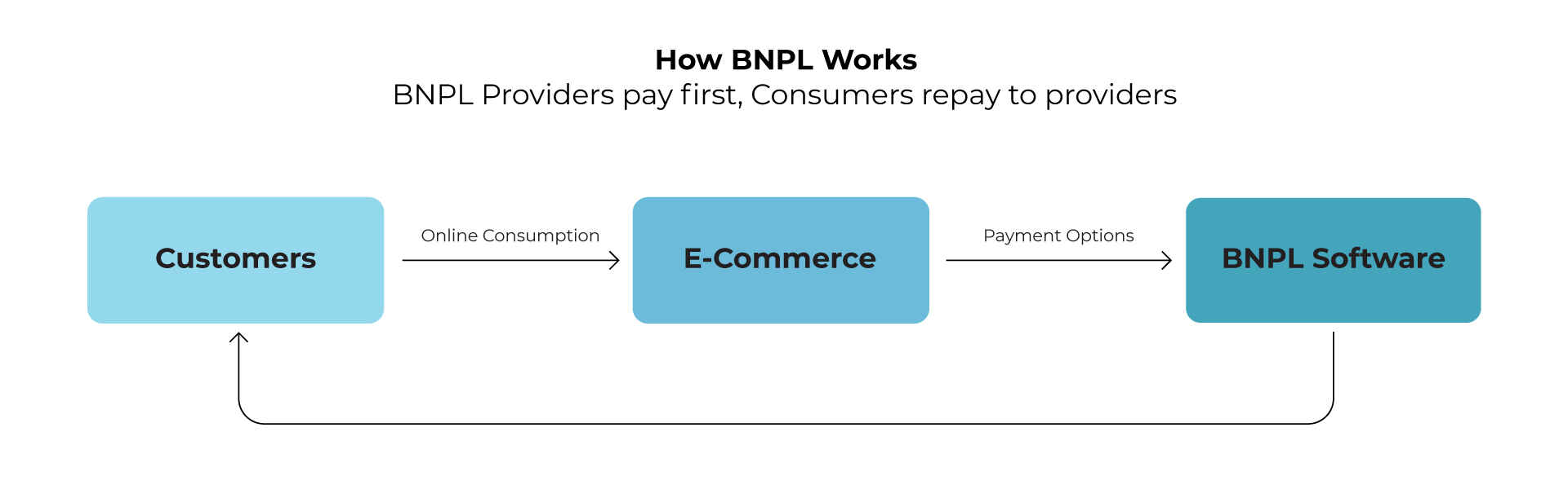 BNPL services allow consumers to purchase and pay for products in installments over time.