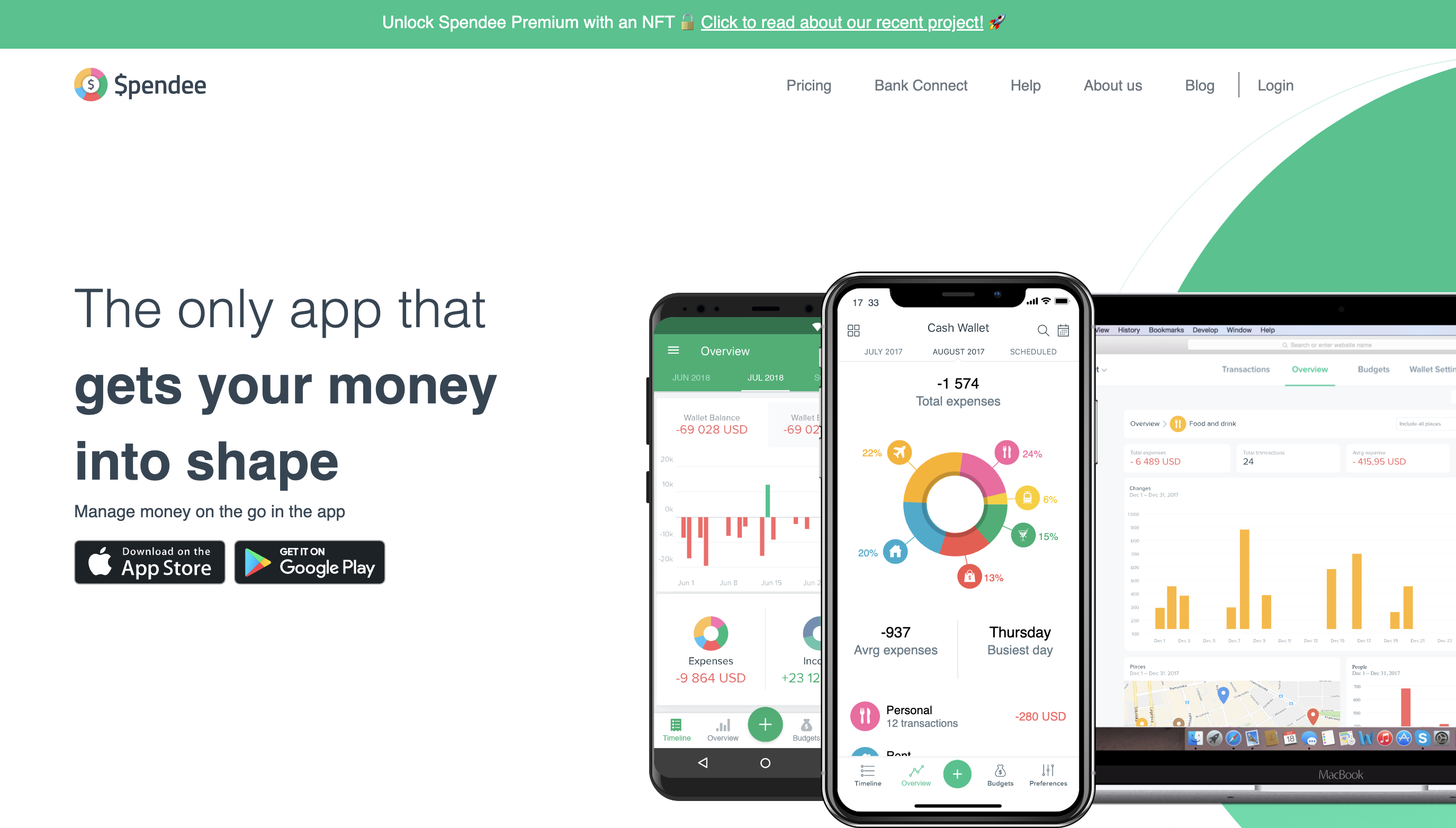 tap into personal finance app development to get apps like spendee