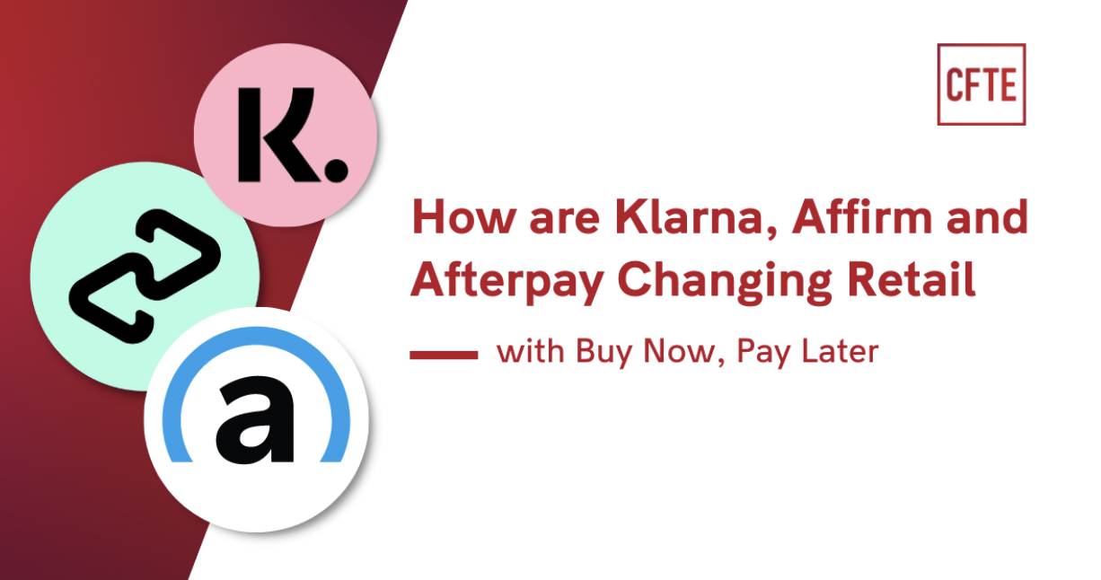 Retailers have been promoting Buy Now, Pay Later services at the checkout, such as Klarna, Affirm, and Afterpay, to attract more online buyers.